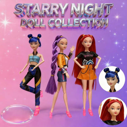 3-Piece Set Rumi, Mira & Zoey K-Pop Figurine Set